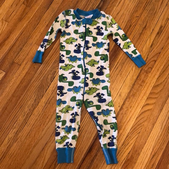 Hanna Andersson Dinosaur Pajamas Sz 80 - Picture 1 of 4